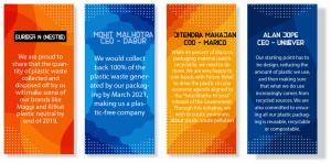 FMCG Companies on Plastic Waste