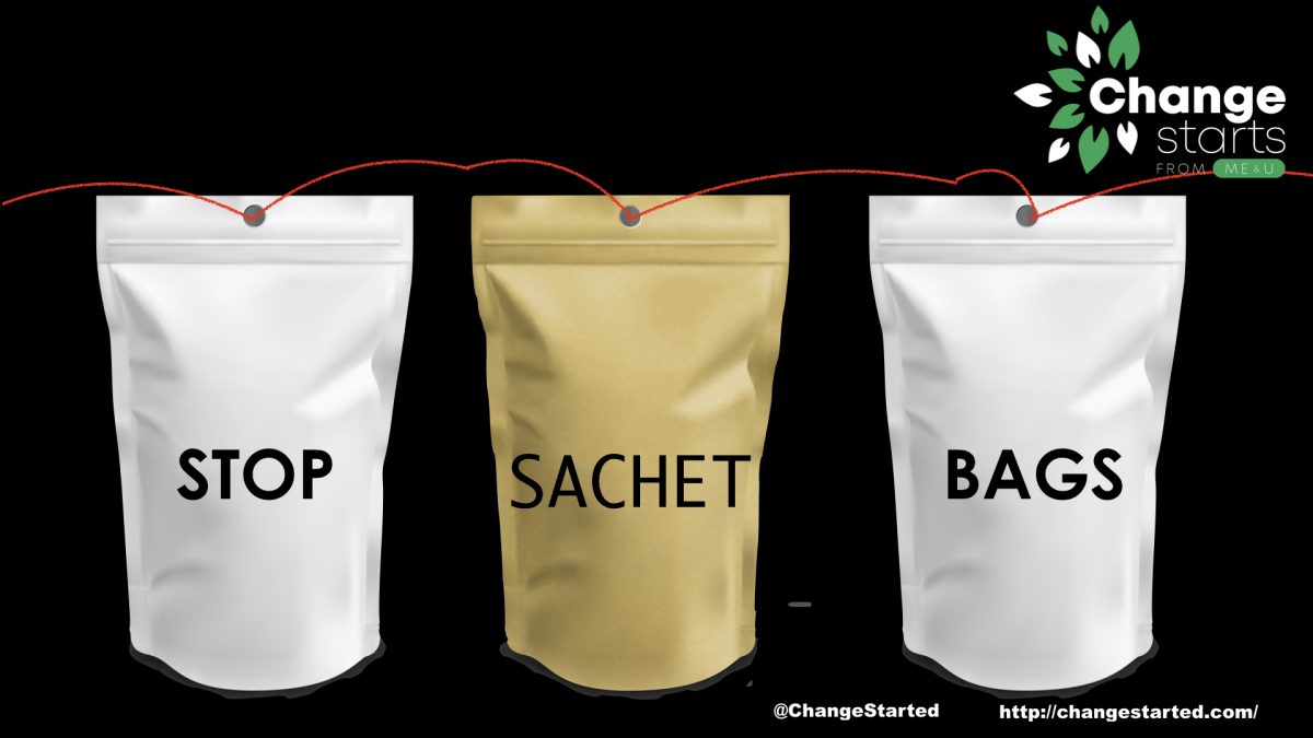 Leveraging sachet bags for sanitizers is ok but ecological impact