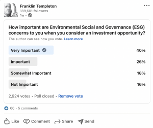Franklin Templeton ESG Survey