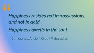 Democritus Quote